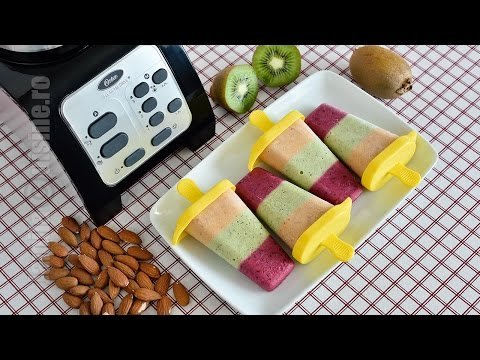 Inghetata de fructe facuta la blenderul Oster | JamilaCuisine